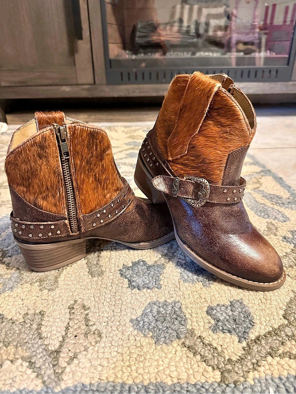 Sterling River Brown Ankle Boots US 6.5 M